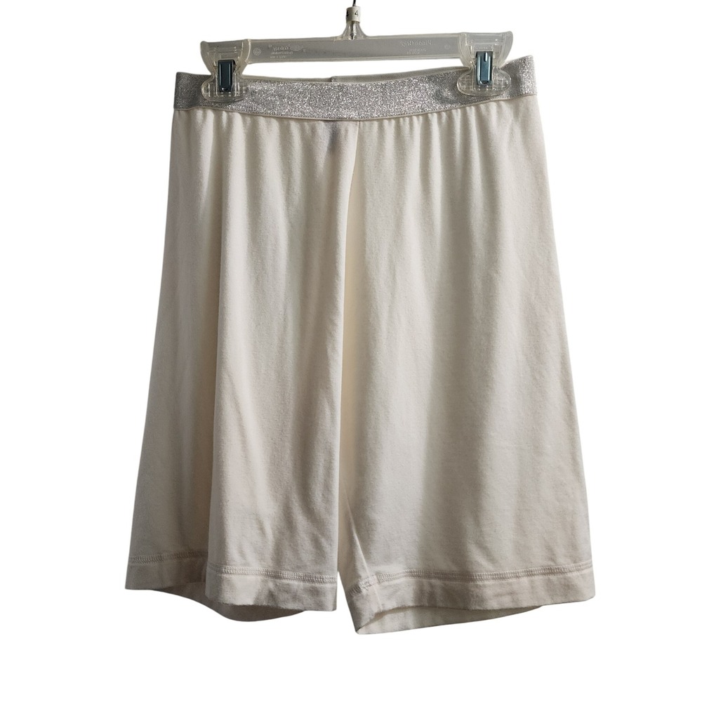 Victoria's‎ Secret Women's Cream Lounge Shorts Sparkle Waistband Size S/P